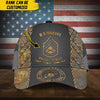 BlueJose Premium Personalise U.S Multiple Service Veteran 3D Cap
