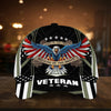 BlueJose Land Of The Free U.S. Veteran 3D Cap