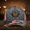 BlueJose Premium U.S Veteran 3D Cap Flag USA Printed
