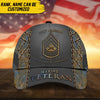 BlueJose Unique Personalised U.S Veteran 3D Cap