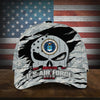 BlueJose Colorful Puniskull Multiservice U.S Veteran Cap