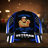 BlueJose US Veteran Proudly Served Multiservice Cap