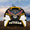 BlueJose Premium Land Of The Free U.S. Veteran 3D Cap