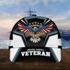 BlueJose Premium Land Of The Free U.S. Veteran 3D Cap