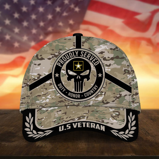 BlueJose Badass Puniskull Multiservice U.S Veteran Cap
