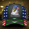 BlueJose Premium Never Underestimate An Old Man US Veteran Cap