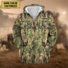 BlueJose Premium Personalised US Veteran Zip Hoodie