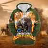 BlueJose Unique All Gave Some US Veteran Zip Hoodie