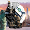 BlueJose Unique Honoring All Who Served US Veteran Zip Hoodie
