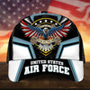BlueJose Premium Land Of The Free Because Of The Brave US Veteran Cap