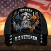 BlueJose Premium US Military Services US Veteran Cap