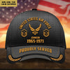 BlueJose Premium Custom Name Rank And Year US Veteran Cap