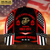 BlueJose Premium Custom Name Rank And Year US Veteran Cap