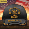 BlueJose Premium Custom Name Rank And Year US Veteran Cap