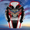 BlueJose Premium All Gave Some Some Gave All US Veteran Zip Hoodie