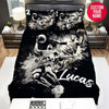 BlueJose Personalized Basketball Player Slam Dunk Artwork Duvet Cover Bedding Set