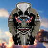 BlueJose Premium Freedom Is Not Free US Veteran Zip Hoodie