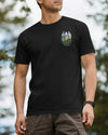 BlueJose On Every Mountain Path Personalized Hiking 3D Shirt - Black