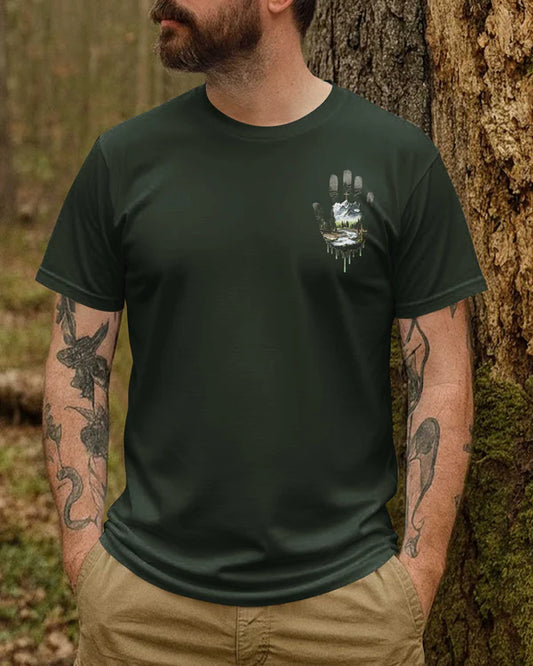BlueJose I'm A Hiker Of His Hills Personalized Hiking Shirt - Green