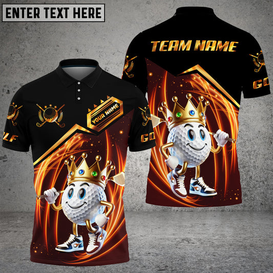 BlueJose Golf Funny Customized Name, Team Name 3D Shirts (4 Colors)