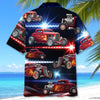 Bluejose Personalized Hot Rod America Patriot Hawaiian Shirt