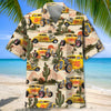 Bluejose Personalized Hot Rod Yellow Desert Hawaiian Shirt