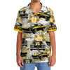 Bluejose Personalized Car Yellow Black Muscle Car Hawaiian Shirt