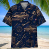 Bluejose Cosmic Garage Classic Muscle Car Hawaiian Shirt