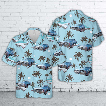 Bluejose Custom Car 1967 Oldsmobile 442 Cutlass Supreme Sport Coupe Hawaiian Shirt