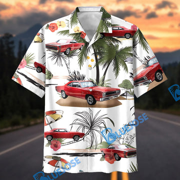 Bluejose Personalized Car Vintage 1969 Dodge Super Bee Hawaiian Shirt
