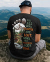 BlueJose Not All Who Wander Are Lost  Personalized Hiking Shirt - Black