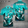 BlueJose Bowling And Pins Fire Storm Customized Name 3D Shirt ( 6 Colors)