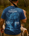 BlueJose I've Got Hunting In My Veins And Jesus In My Heart Blue Shirt, Personalized Hunting 3D Shirt