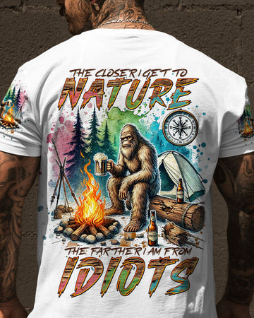 THE CLOSER I GET TO NATURE BIGFOOT ALL OVER PRINT - TLNT0508241