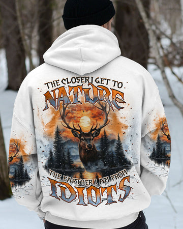 THE CLOSER I GET TO NATURE DEER ALL OVER PRINT - TLNT2001252