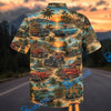 Bluejose Tropical Beach Cruiser Vintage Classic Car Hawaiian Shirt