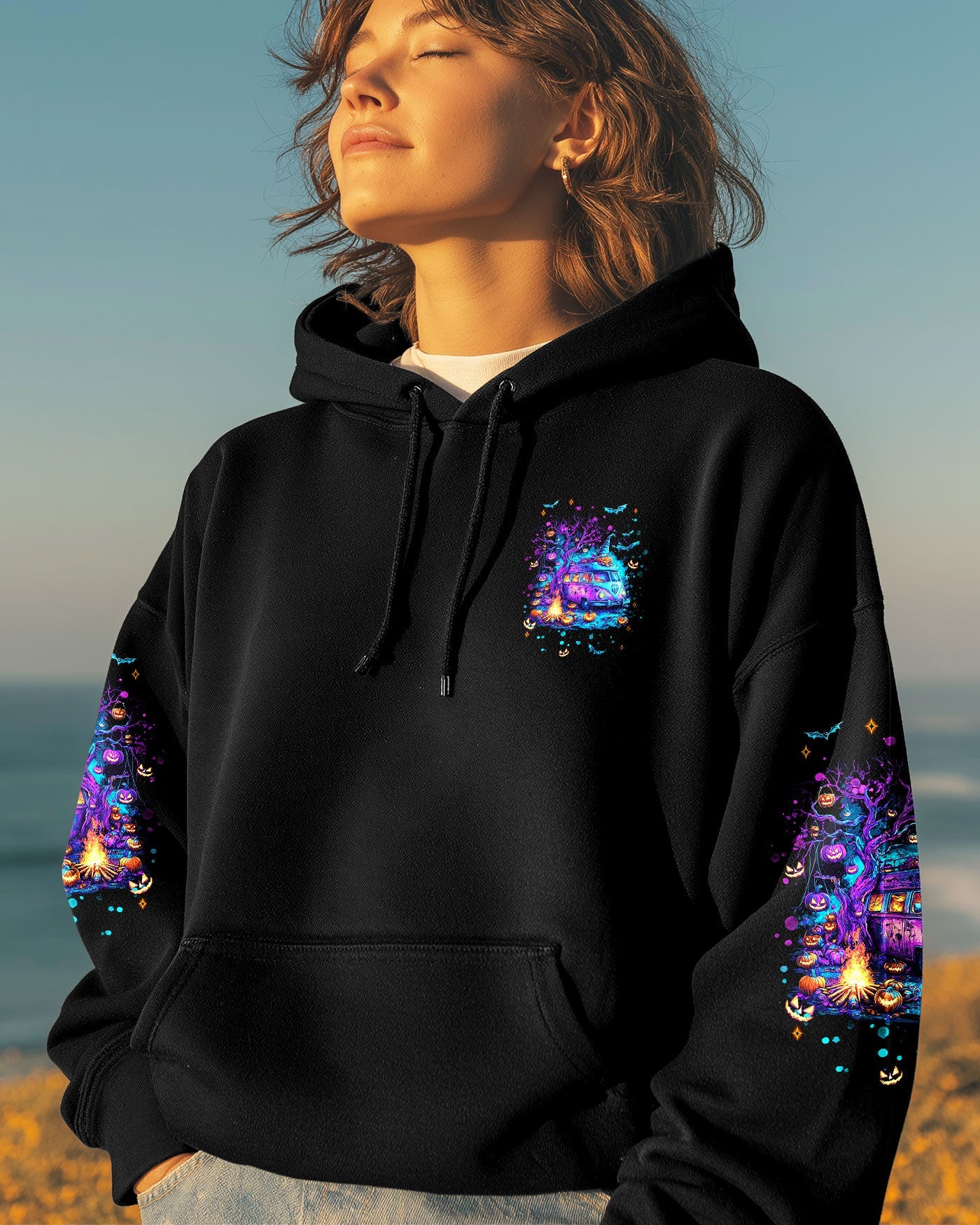 MY BROOM BROKE SO NOW HALLOWEEN CAMPING ALL OVER PRINT - TLNT2307254