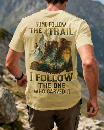 BlueJose I Follow The One Who Carved It Personalized Hiking 3D Shirt