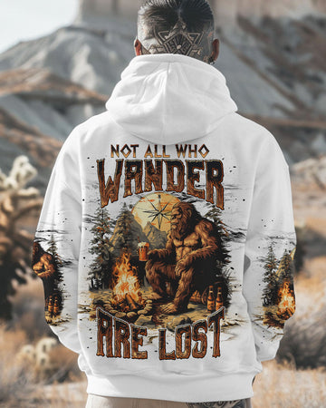NOT ALL WHO WANDER ARE LOST BIGFOOT COMPASS ALL OVER PRINT - TLNT1410241