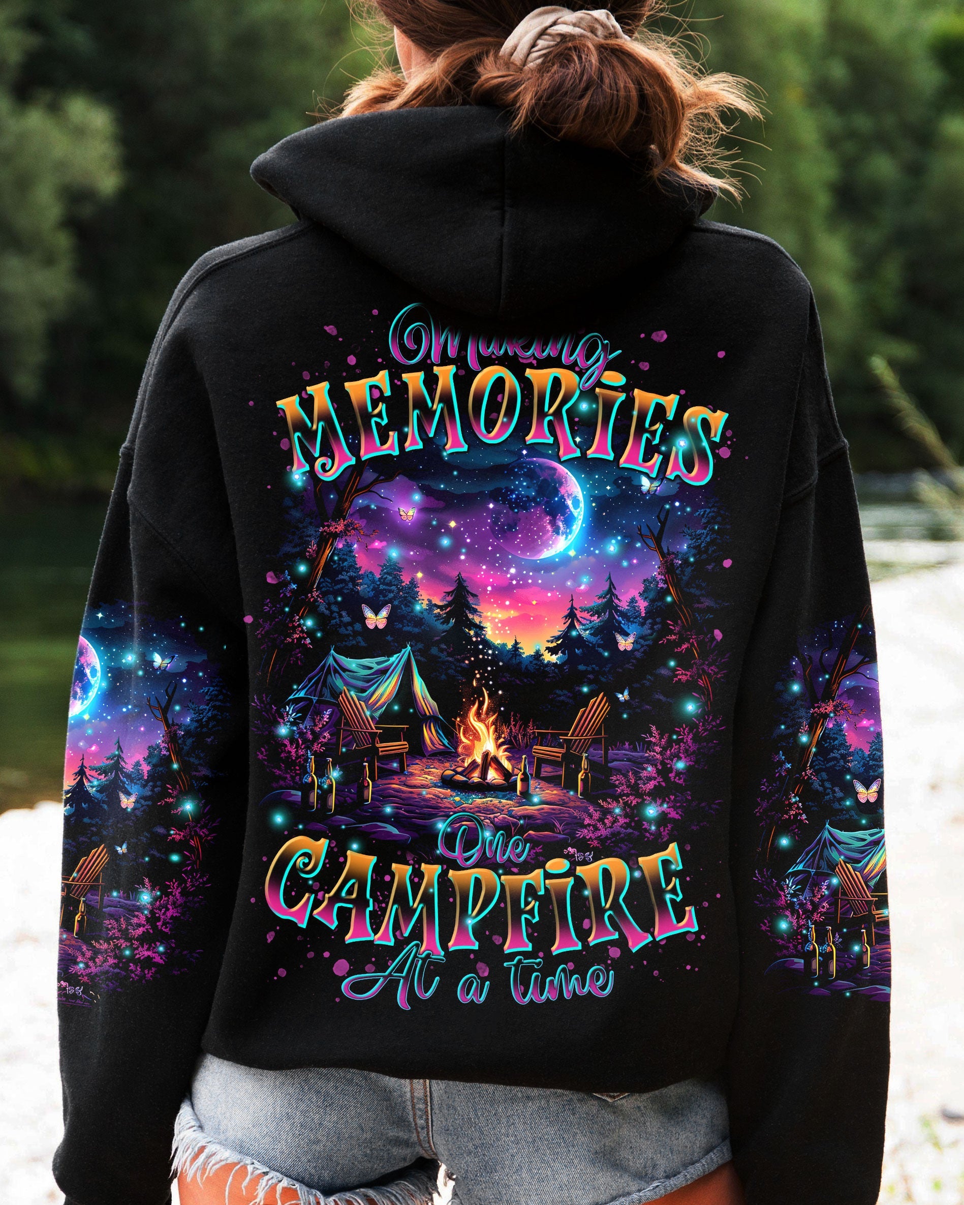 MAKING MEMORIES ONE CAMPFIRE AT A TIME ALL OVER PRINT - TLTR0110245