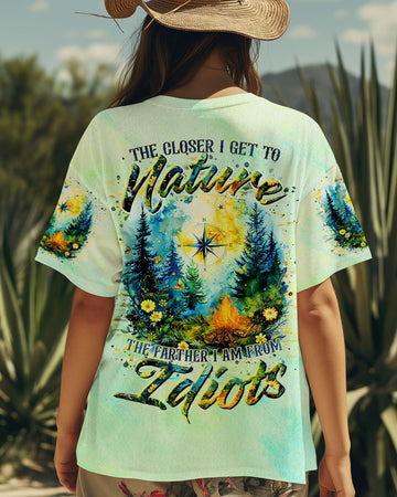 THE CLOSER I GET TO NATURE COMPASS ALL OVER PRINT - TLTR1208244