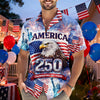 BlueJose Celebrating 250th Anniversary United States Hawaiian Shirt 4th of July Gift