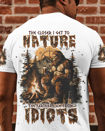 THE CLOSER I GET TO NATURE BIGFOOT ALL OVER PRINT - TLNT2307241