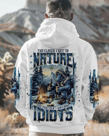 THE CLOSER I GET TO NATURE BIGFOOT ALL OVER PRINT - TLNT2210241