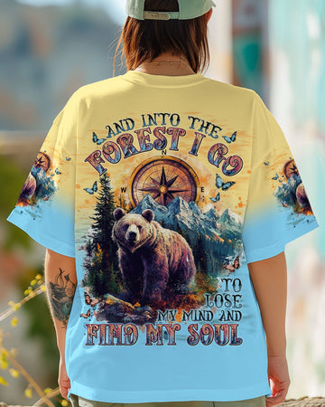 AND INTO THE FOREST I GO BEAR ALL OVER PRINT  - TLNT1903251