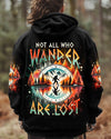 NOT ALL WHO WANDER ARE LOST BIGFOOT COMPASS ALL OVER PRINT - TLNT2201252