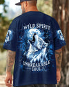 WILD SPIRIT UNBREAKABLE SOUL WOLF ALL OVER PRINT  - TLNT2403251