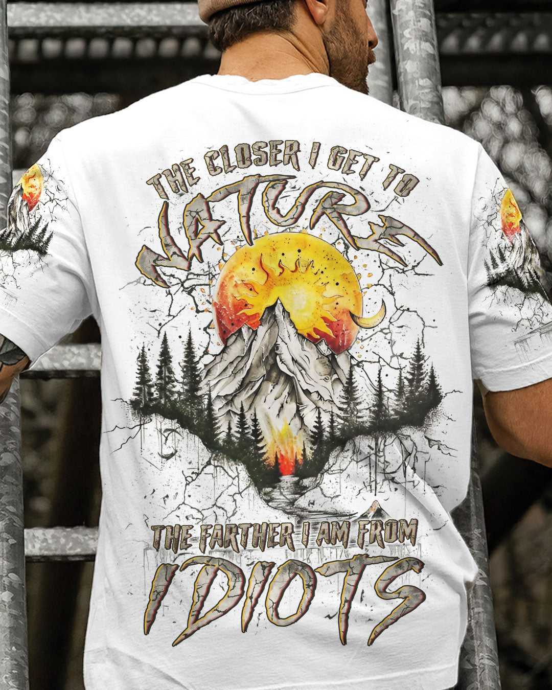 THE CLOSER I GET TO NATURE ALL OVER PRINT - YHLN0708243