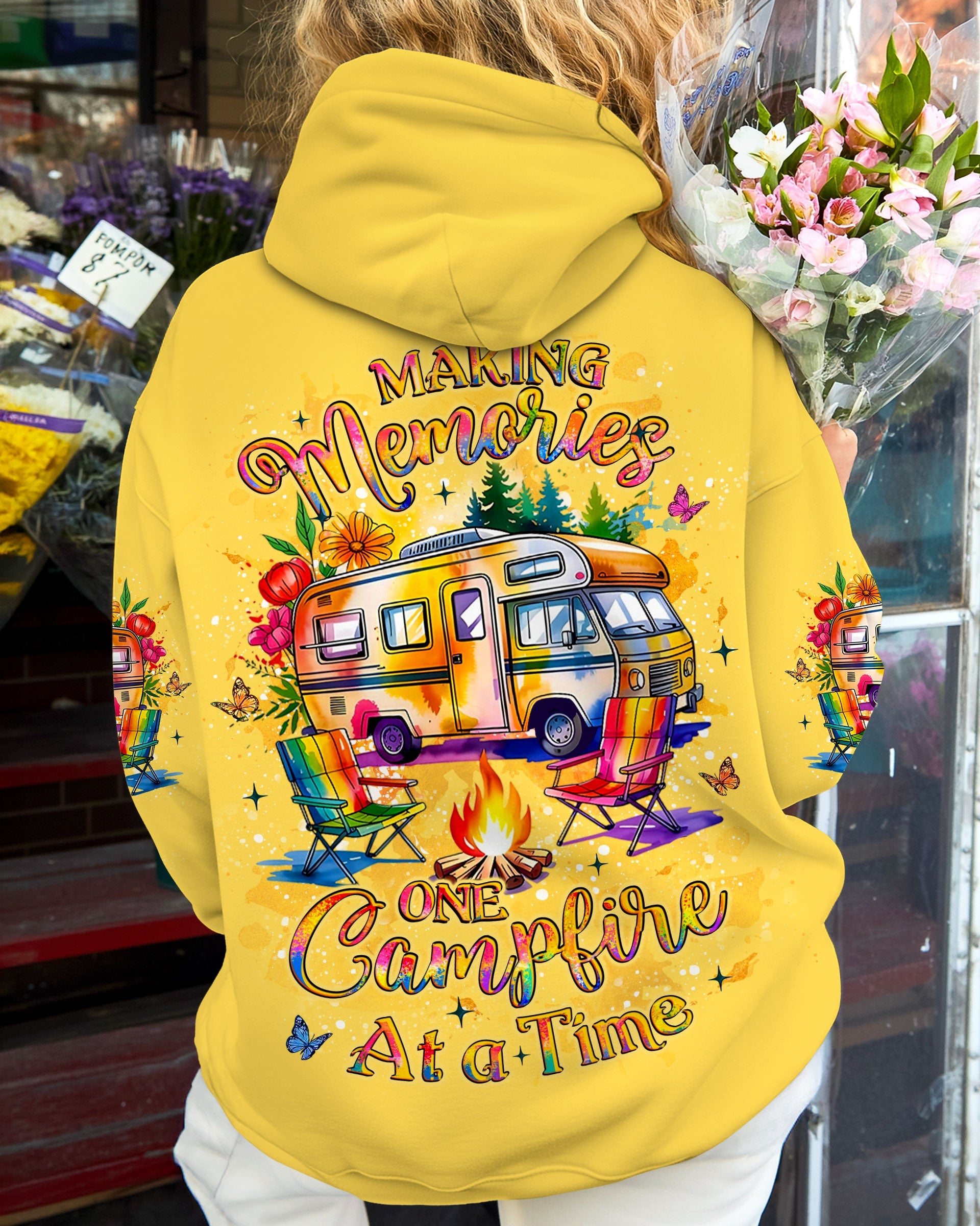 MAKING MEMORIES ONE CAMPFIRE AT A TIME ALL OVER PRINT - YHLT1709252