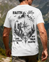 BlueJose Faith Is My Compass And The Cross Is My True North Personalized Hiking 3D Shirt
